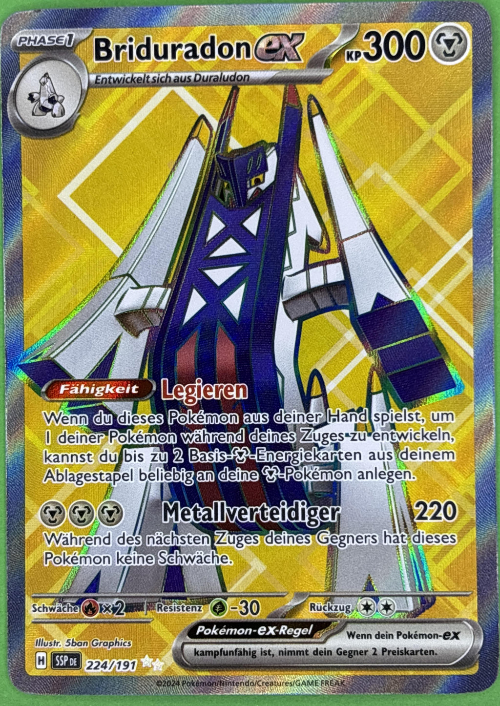 Briduradon ex - Surging Sparks (Ultra Rare) [SSP-224] | German, Near Mint German / Near Mint / Normal