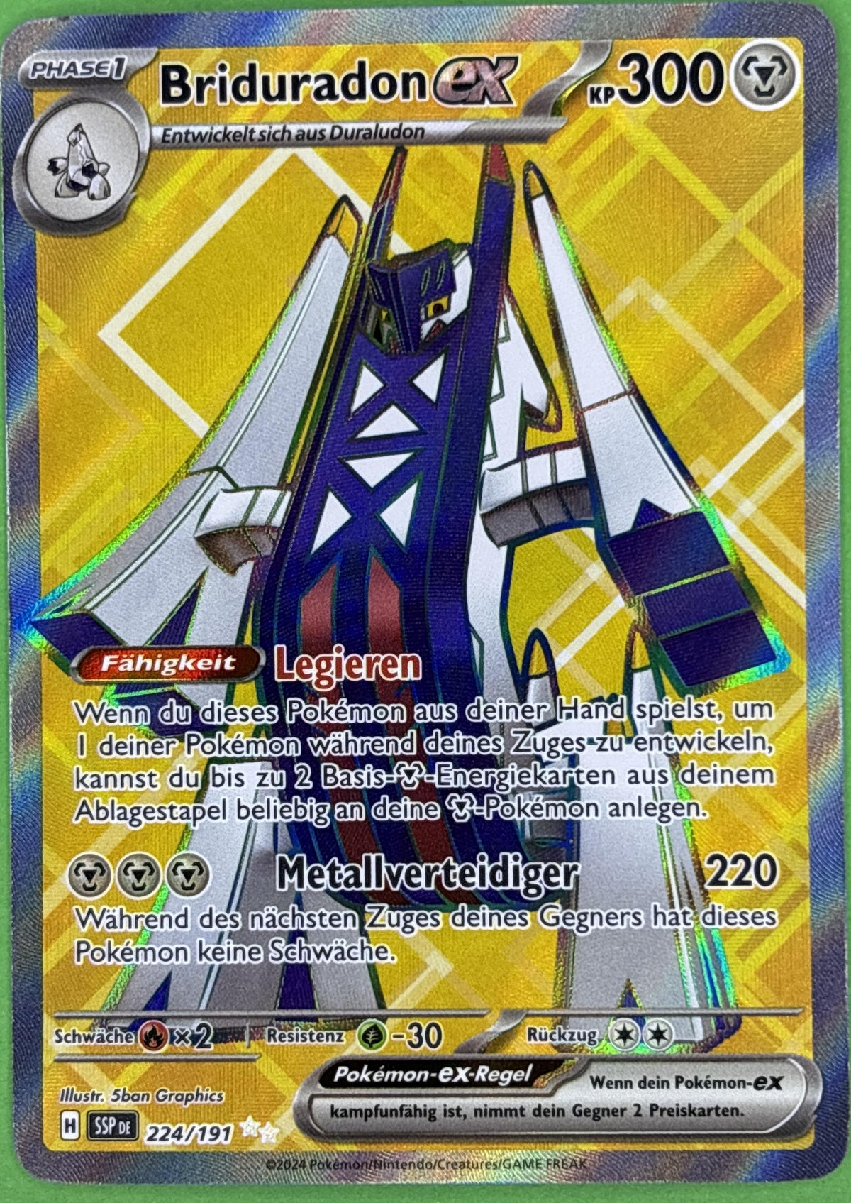Briduradon ex - Surging Sparks (Ultra Rare) [SSP-224] | German, Near Mint German / Near Mint / Normal