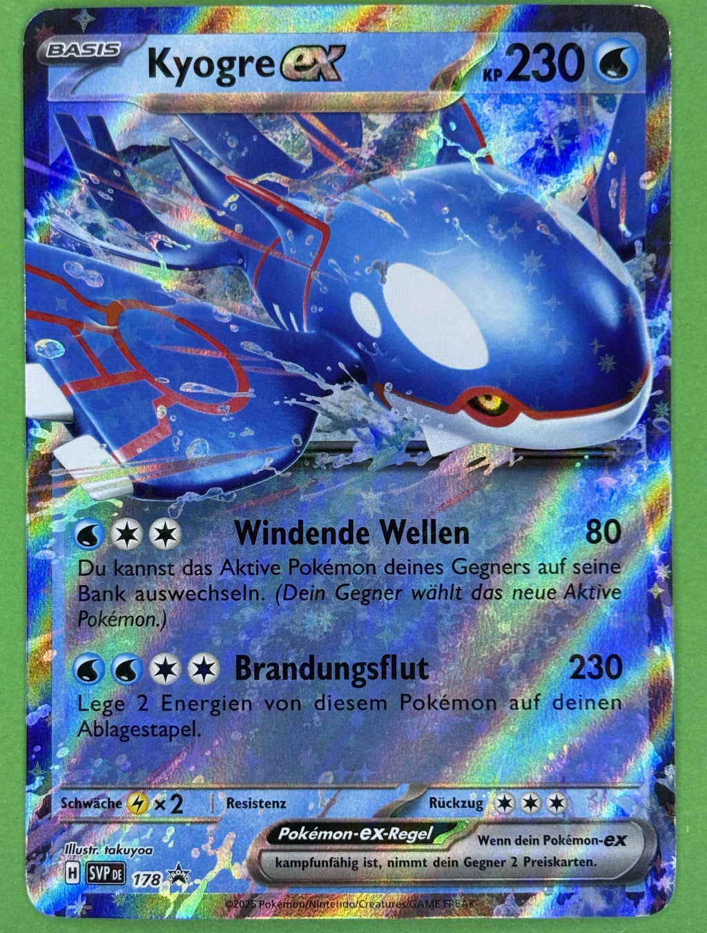 Kyogre ex - Scarlet & Violet Black Star Promos (Promo) [PR-SV-178] | German, Near Mint German / Near Mint / Normal