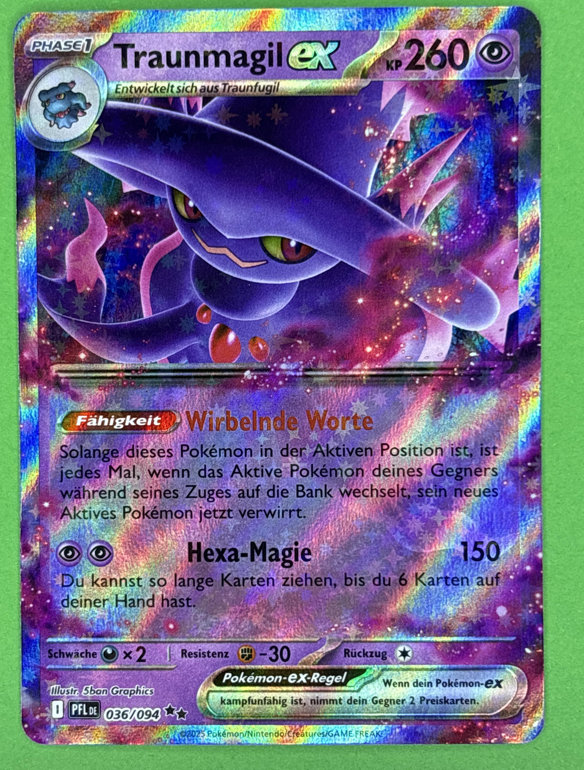 Traunmagil ex - Phantasmal Flames (Double Rare) [PFL-36] | German, Near Mint German / Near Mint / Normal