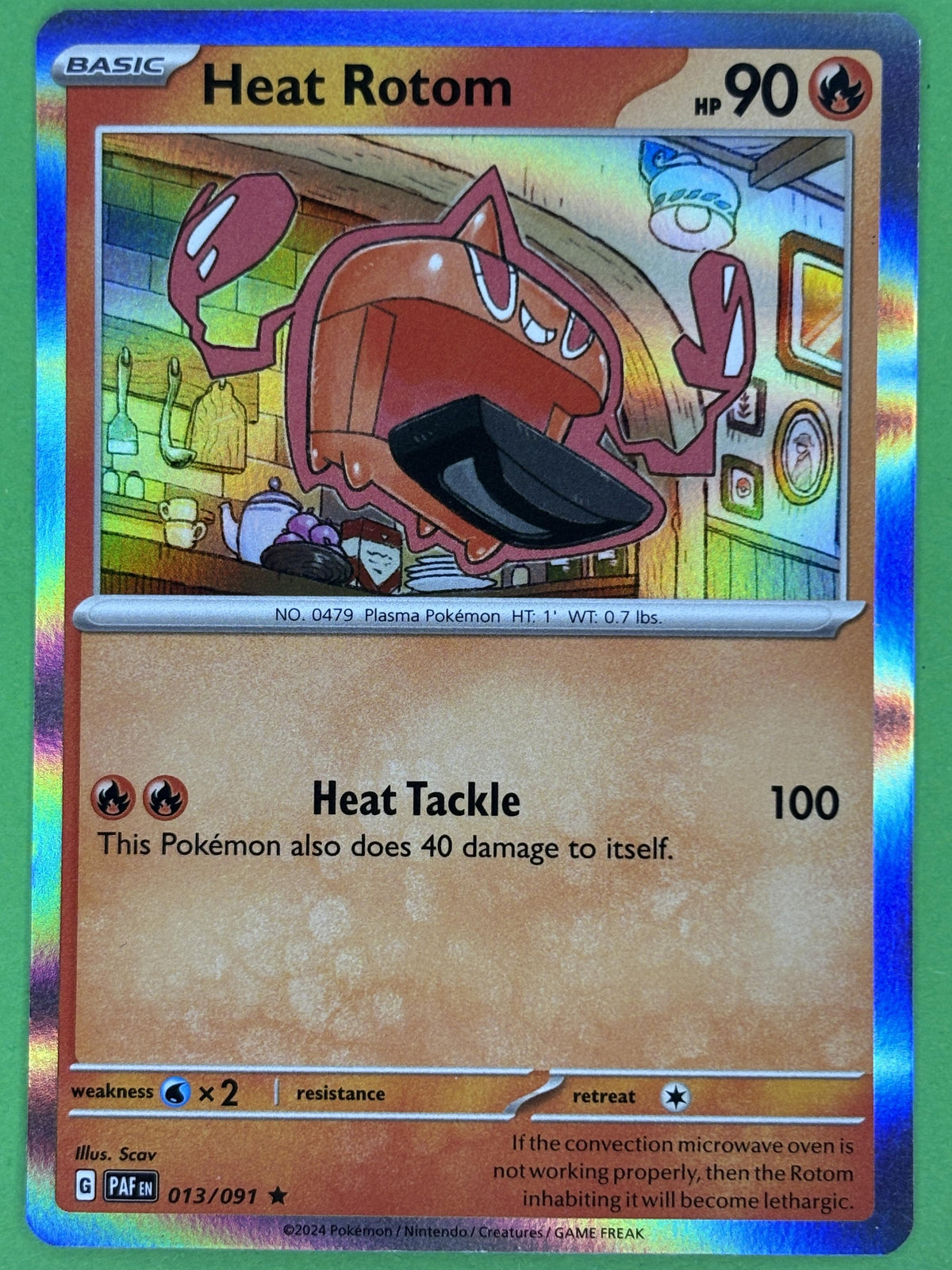 Heat Rotom - Paldean Fates (Rare) [PAF-13] | English, Near Mint English / Near Mint / Normal
