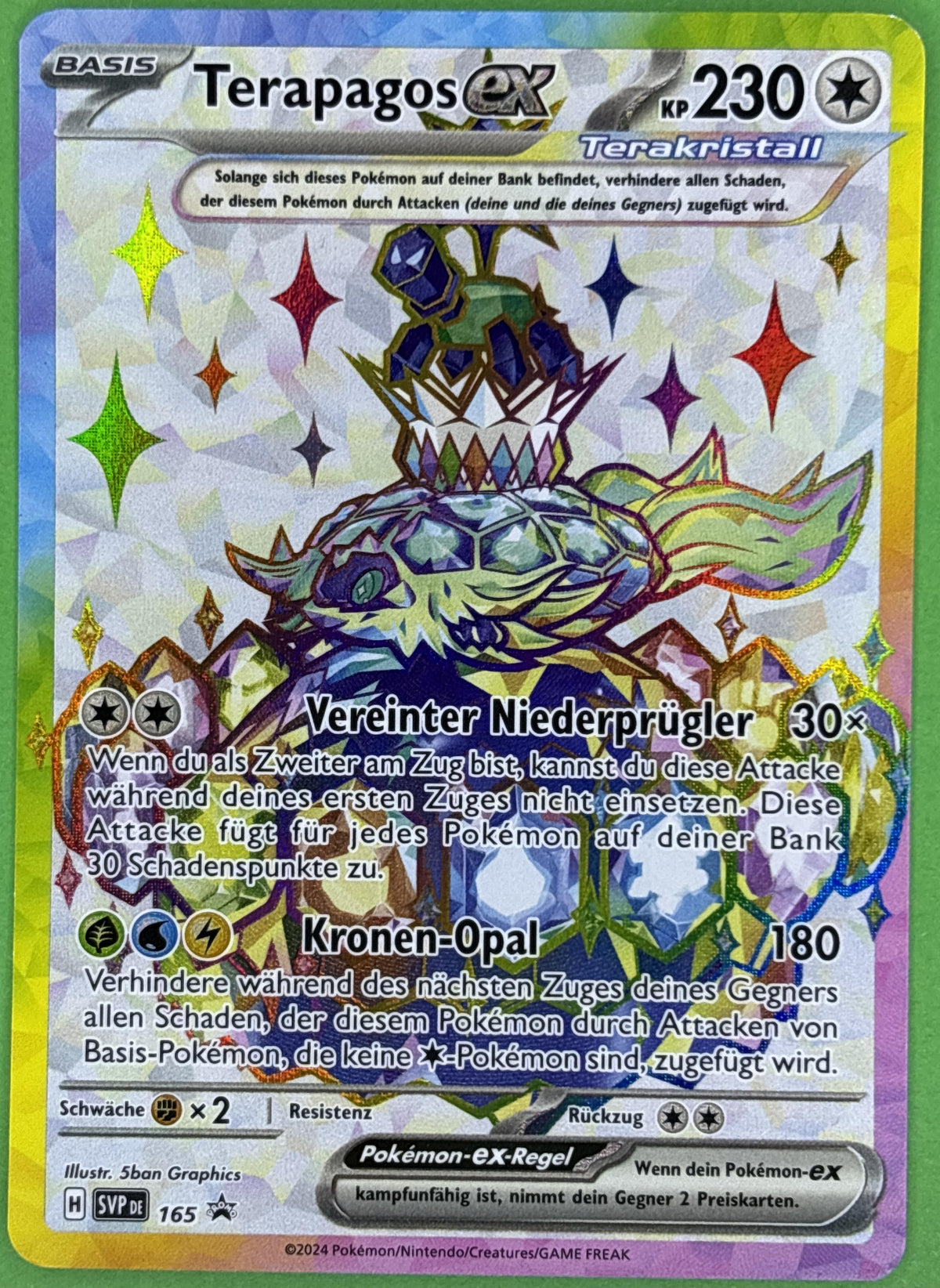 Terapagos ex - Scarlet & Violet Black Star Promos (Promo) [PR-SV-165] | German, Near Mint German / Near Mint / Normal
