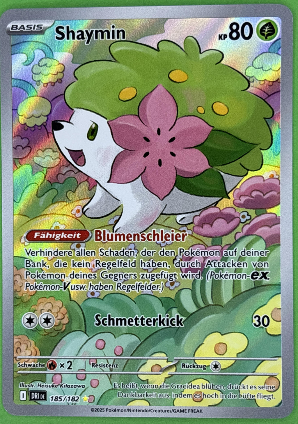 Shaymin - Destined Rivals (Illustration Rare) [DRI-185] | German, Near Mint German / Near Mint / Normal