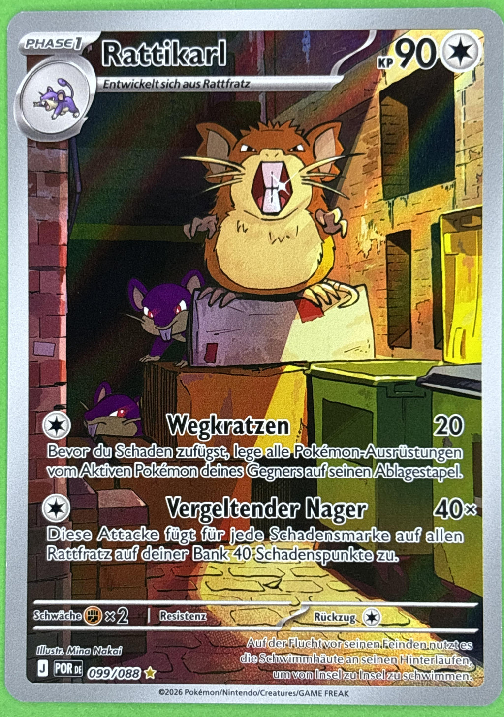Rattikarl - Perfect Order (Illustration Rare) [POR-99] | German, Near Mint German / Near Mint / Normal