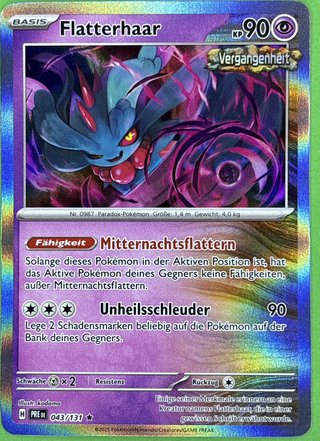 Flatterhaar - Prismatic Evolutions (Rare) [PRE-43] | German, Near Mint German / Near Mint / Normal